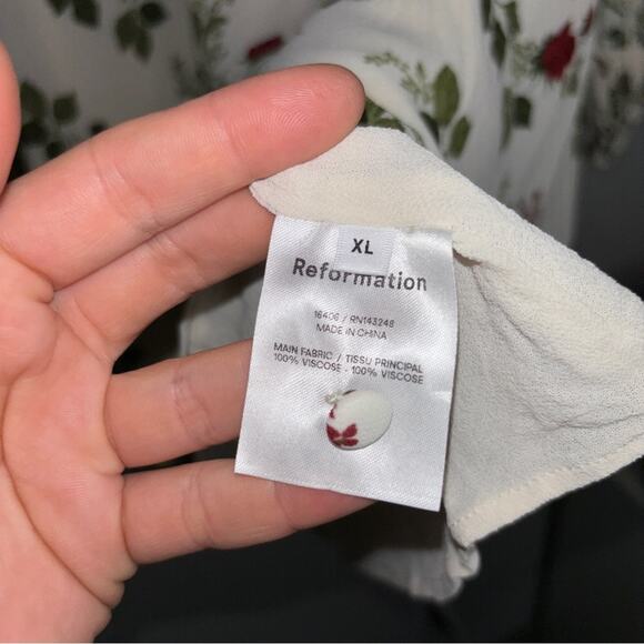 Reformation Jourdan Floral Mini Dress - Picture 9 of 10